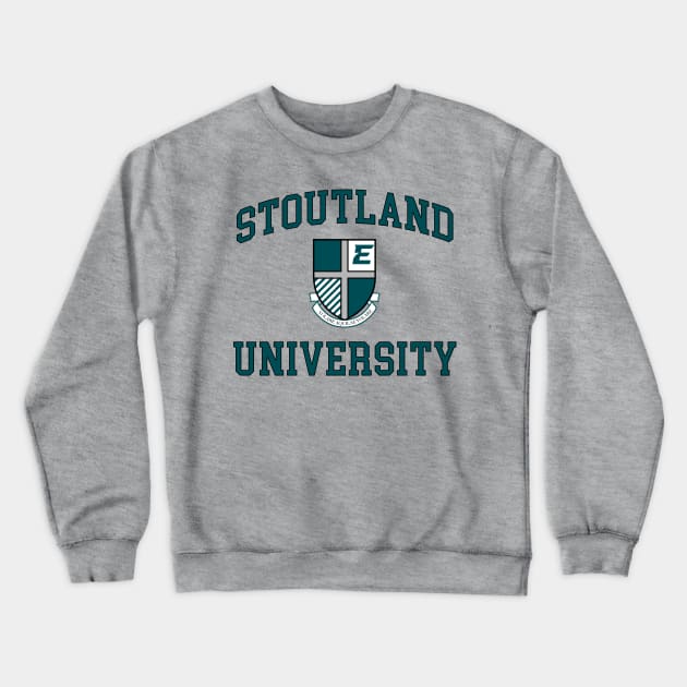 STOUTLAND UNIVERSITY Crewneck Sweatshirt by scornely